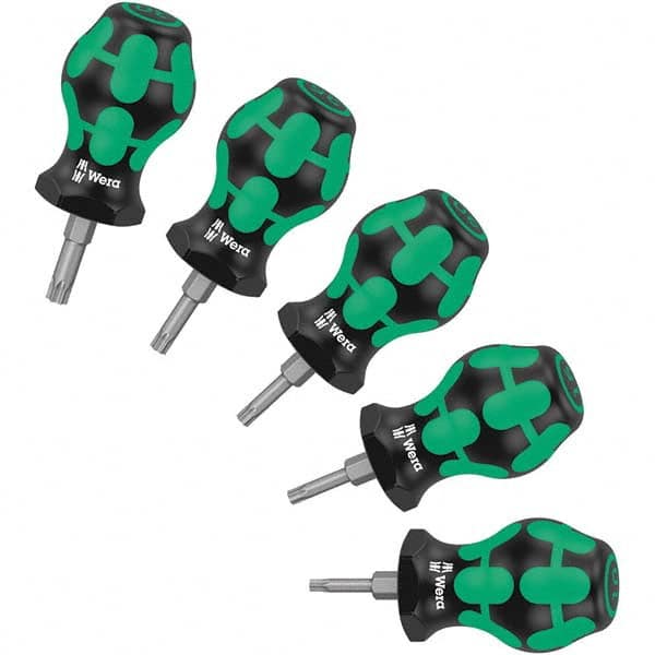 Screwdriver Set: 5 Pc, Torx Includes (5) Torx T10, T15, T20, T25, T30