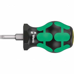 Wera - Slotted Screwdrivers Tool Type: Stubby Overall Length Range: 3" - 6.9" - Caliber Tooling