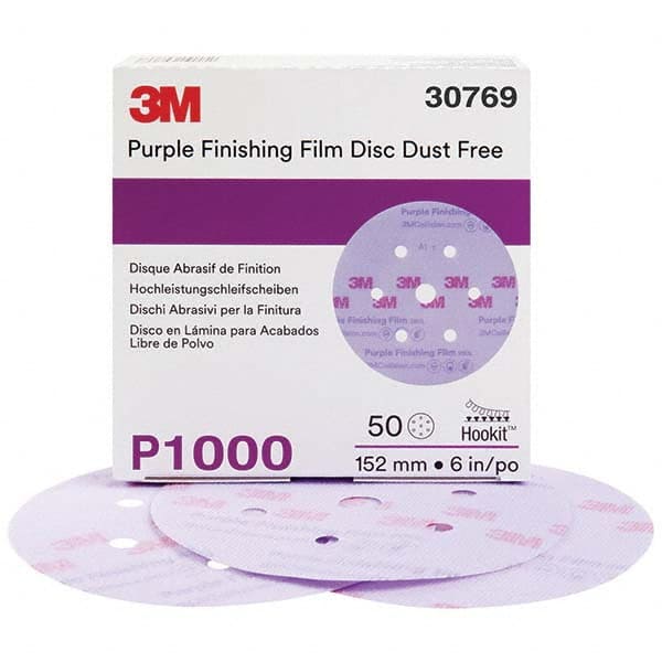 3M - Hook & Loop Discs Abrasive Type: Film Disc Disc Diameter (Inch): 6 - Caliber Tooling