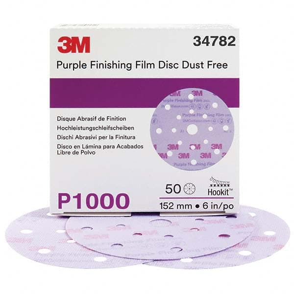 3M - Hook & Loop Discs Abrasive Type: Film Disc Disc Diameter (Inch): 6 - Caliber Tooling