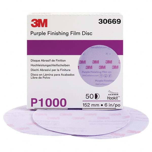 3M - Hook & Loop Discs Abrasive Type: Film Disc Disc Diameter (Inch): 6 - Caliber Tooling