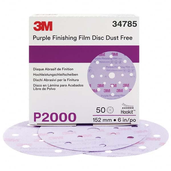 3M - Hook & Loop Discs Abrasive Type: Film Disc Disc Diameter (Inch): 6 - Caliber Tooling