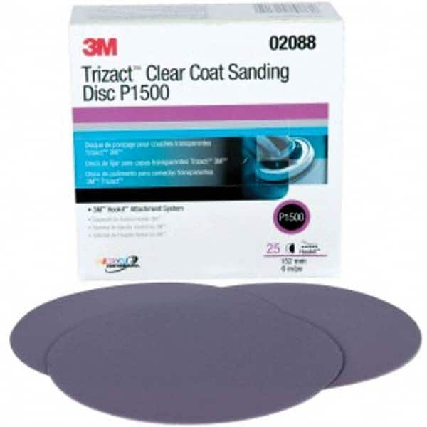 3M - Hook & Loop Discs Abrasive Type: Sanding Disc Disc Diameter (Inch): 6 - Caliber Tooling