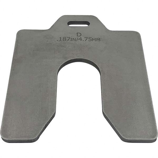 Maudlin Products - Metal Shim Stock Type: Slotted Shim Material: Stainless Steel - Caliber Tooling