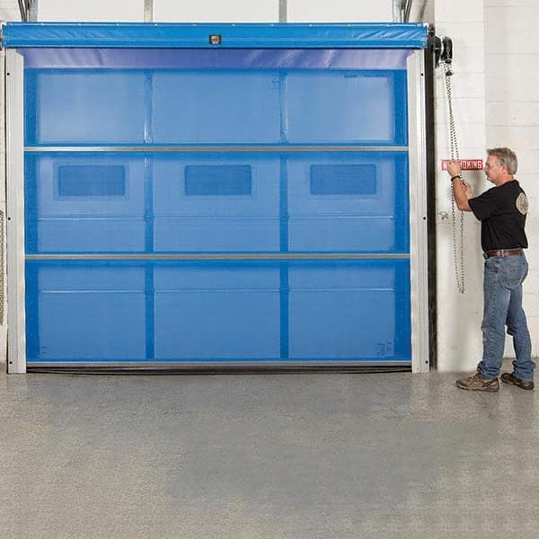 Goff's Enterprises - Dock Strip Doors/Curtains Type: Roll Up Dock Screen Door Width (Feet): 8 - Caliber Tooling