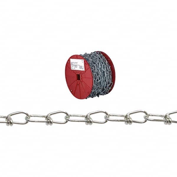 Campbell - Weldless Chain Type: Double Loop Chain Load Capacity (Lb.): 155 - Caliber Tooling