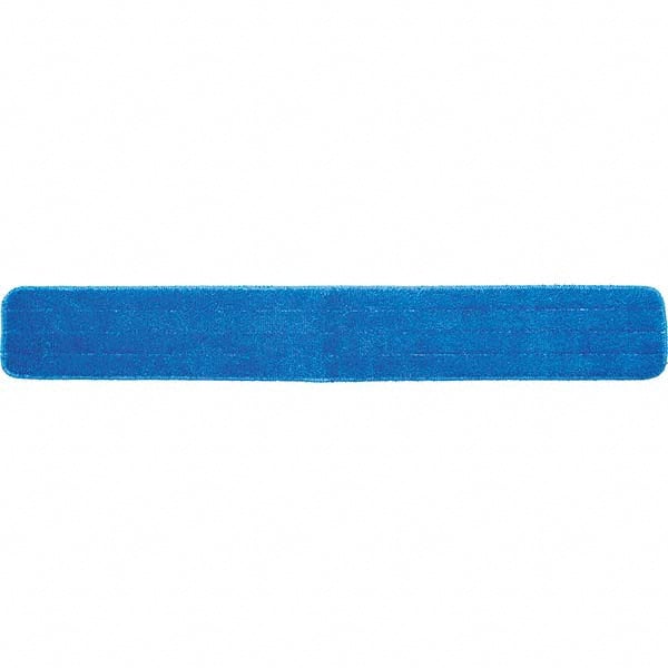 Wet Mop Pad: Hook & Loop, Large, Blue Mop, Microfiber