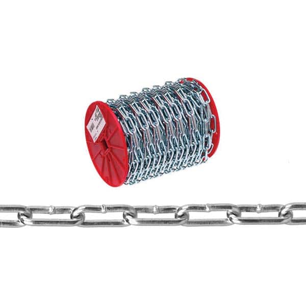 Campbell - Weldless Chain Type: Straight Link Coil Chain Load Capacity (Lb.): 520.000 - Caliber Tooling