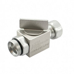 Piranha Cooling Line - Instrumentation Ball Valves Material: Aluminum Pipe Size: 0.5 (Inch) - Caliber Tooling