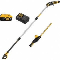 DeWALT - Edgers, Trimmers & Cutters Type: Hedge Trimmer; Pole Saw Kit Power Type: Battery - Caliber Tooling