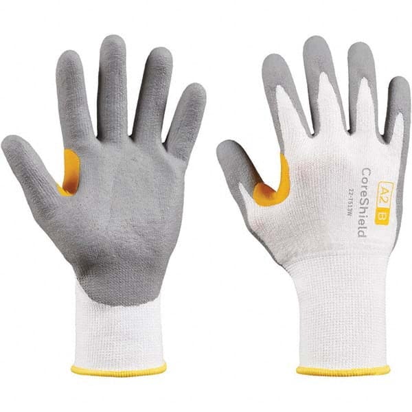 Honeywell - Size XL (10), ANSI Cut Lvl A2, Puncture Lvl 1, Abrasion Lvl 6, Nitrile Coated Cut Resistant Gloves - Caliber Tooling