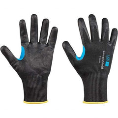 Honeywell - Size M (8), ANSI Cut Lvl A6, Puncture Lvl 1, Abrasion Lvl 6, Nitrile Coated Cut Resistant Gloves - Caliber Tooling