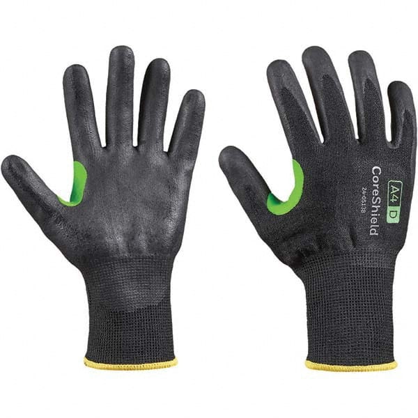 Honeywell - Size XL (10), ANSI Cut Lvl A4, Puncture Lvl 1, Abrasion Lvl 6, Nitrile Coated Cut Resistant Gloves - Caliber Tooling