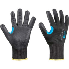 Honeywell - Size L (9), ANSI Cut Lvl A7, Puncture Lvl 1, Abrasion Lvl 6, Nitrile Coated Cut Resistant Gloves - Caliber Tooling