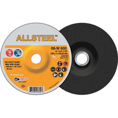 WALTER Surface Technologies - Depressed-Center Wheels Wheel Diameter (Inch): 6 Wheel Thickness (Inch): 1/4 - Caliber Tooling