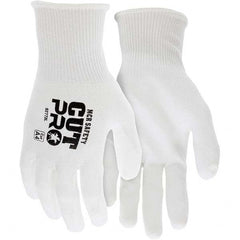 MCR Safety - Size M, ANSI Cut Lvl A4, Puncture Lvl 3, Abrasion Lvl 4, Foam Nitrile Coated Cut & Puncture Resistant Gloves - Caliber Tooling