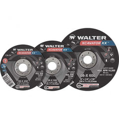 WALTER Surface Technologies - Cutoff Wheels Tool Compatibility: Angle Grinders Wheel Diameter (Inch): 5 - Caliber Tooling