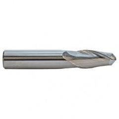 16mm TuffCut GP Standard Length 2 Fl Ball Nose TiN Coated Center Cutting End Mill - Caliber Tooling