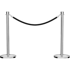 Trafford Industrial - Barrier Posts Type: Stanchion Post Color/Finish: Polished Stainless Steel - Caliber Tooling