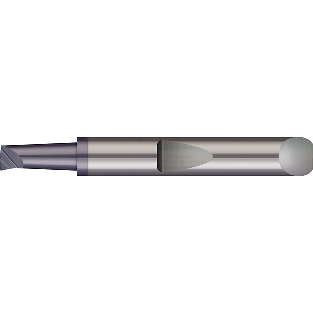 Micro 100 - Boring Bars; Minimum Bore Diameter (Decimal Inch): 0.2000 ; Maximum Bore Depth (Decimal Inch): 0.7500 ; Maximum Bore Depth (Inch): 3/4 ; Material: Solid Carbide ; Boring Bar Type: Boring ; Shank Diameter (Decimal Inch): 0.2500 - Exact Industrial Supply