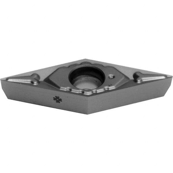 Sumitomo - VCGT221 MEFC Grade AC5015S Carbide Turning Insert - TiAlSiN Finish, 35° Diamond, 1/4" Inscr Circle, 1/8" Thick, 0.0156" Corner Radius - Caliber Tooling