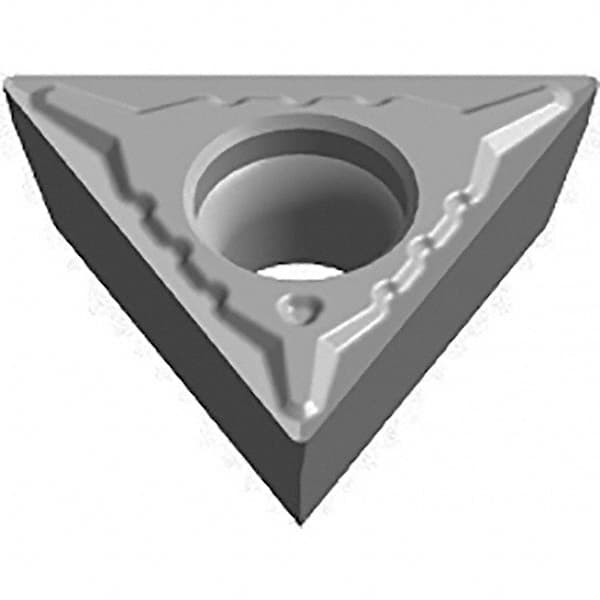 Sumitomo - TPGT220.5 MEFC Grade AC5025S Carbide Turning Insert - TiAlSiN Finish, 60° Triangle, 1/4" Inscr Circle, 1/8" Thick, 0.0078" Corner Radius - Caliber Tooling