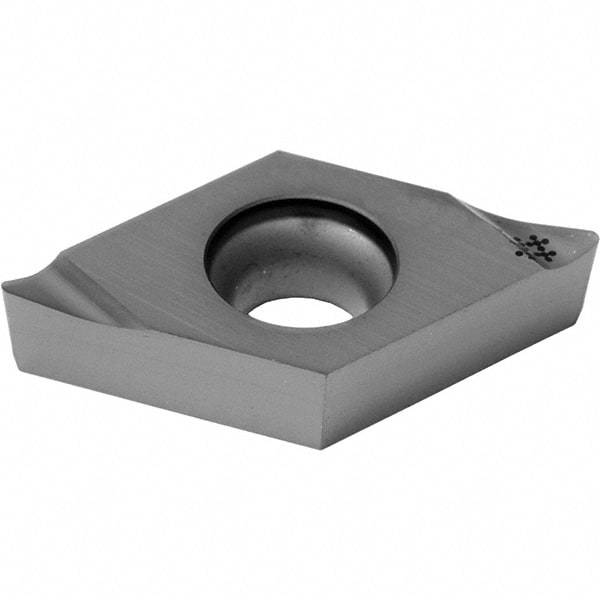 Sumitomo - DCGT21.51 RFY Grade AC5025S Carbide Turning Insert - TiAlSiN Finish, 55° Diamond, 1/4" Inscr Circle, 3/32" Thick, 0.0156" Corner Radius - Caliber Tooling