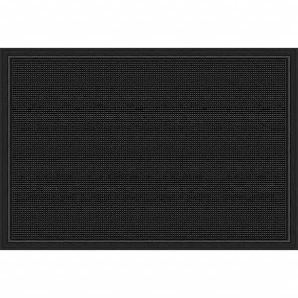 PRO-SAFE - 2.66' Long x 2' Wide Natural Rubber, Ribbed Entrance Matting - Caliber Tooling