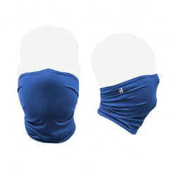 Badger Sport - Pack of (100), Size L/XL Royal Blue Gaiter Design Washable Face Mask - Caliber Tooling