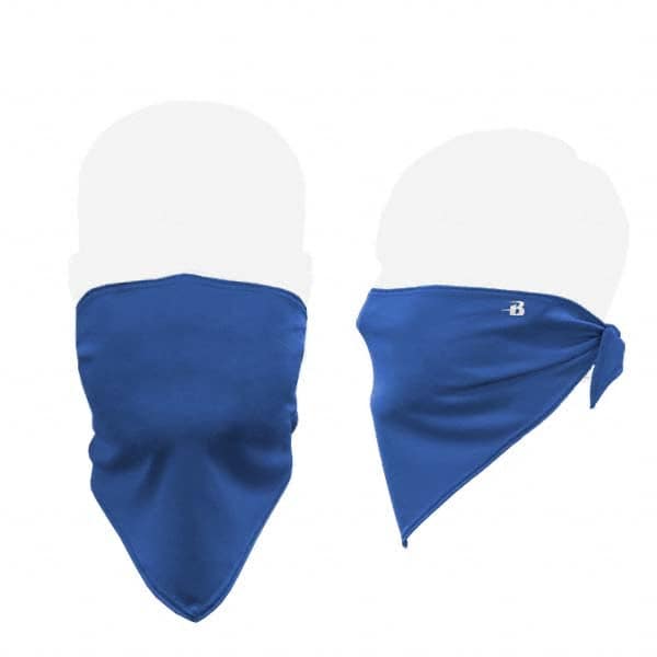 Badger Sport - 100 Pack, Size Universal Royal Blue Bandana Design Washable Face Mask - Caliber Tooling