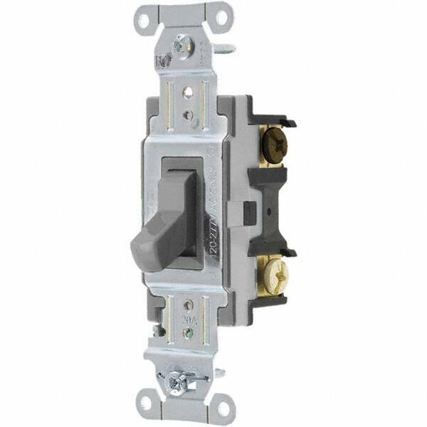 Bryant Electric - Wall & Dimmer Light Switches Switch Type: Three Way Switch Operation: Toggle - Caliber Tooling