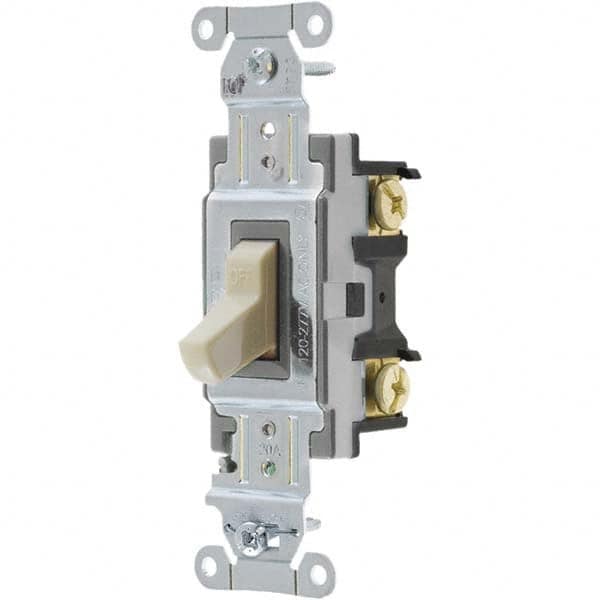 Bryant Electric - Wall & Dimmer Light Switches Switch Type: NonDimmer Switch Operation: Toggle - Caliber Tooling