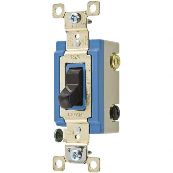 Bryant Electric - Wall & Dimmer Light Switches Switch Type: Three Way Switch Operation: Toggle - Caliber Tooling