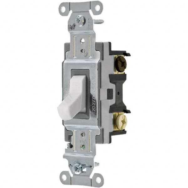 Bryant Electric - Wall & Dimmer Light Switches Switch Type: Three Way Switch Operation: Toggle - Caliber Tooling