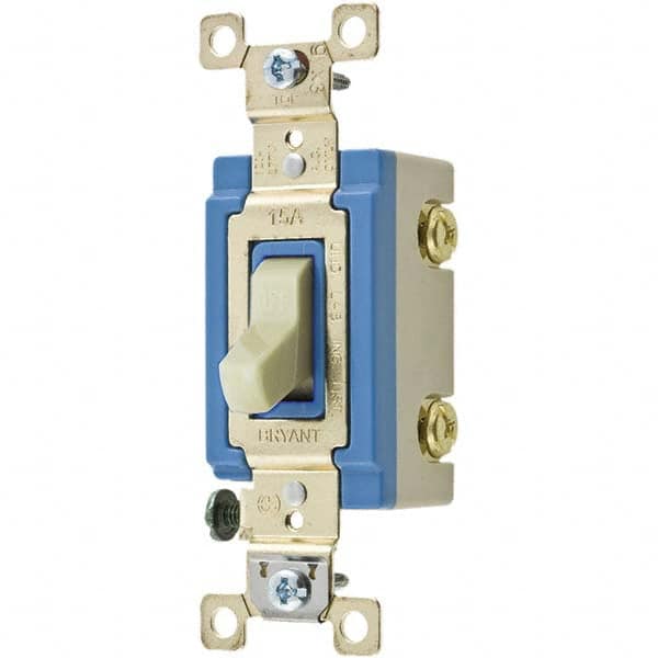 Bryant Electric - Wall & Dimmer Light Switches Switch Type: NonDimmer Switch Operation: Toggle - Caliber Tooling