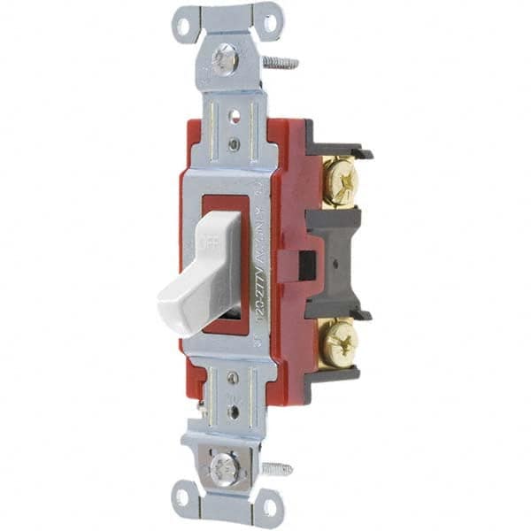 Bryant Electric - Wall & Dimmer Light Switches Switch Type: Four Way Switch Operation: Toggle - Caliber Tooling