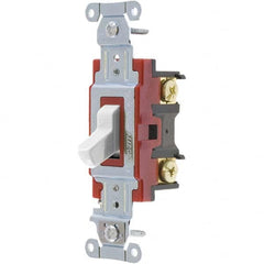 Bryant Electric - Wall & Dimmer Light Switches Switch Type: Four Way Switch Operation: Toggle - Caliber Tooling