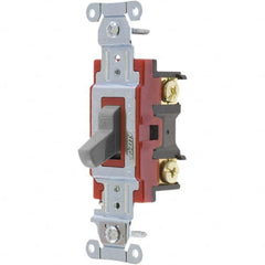 Bryant Electric - Wall & Dimmer Light Switches Switch Type: Three Way Switch Operation: Toggle - Caliber Tooling