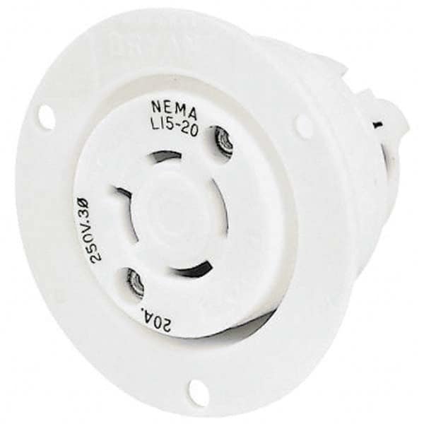 Bryant Electric - Twist Lock Receptacles Receptacle/Part Type: Receptacle Gender: Female - Caliber Tooling