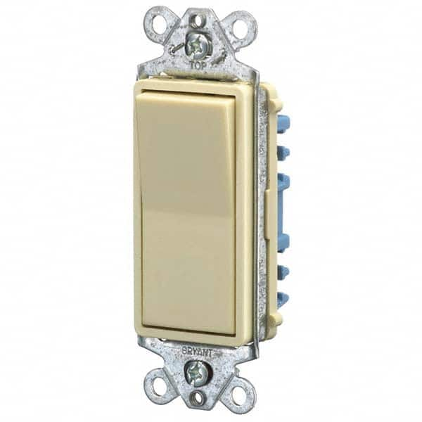 Bryant Electric - Wall & Dimmer Light Switches Switch Type: Three Way Switch Operation: Rocker - Caliber Tooling