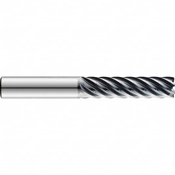 SGS - 10" Diam 7 Flute Solid Carbide 1mm Corner Radius End Mill - Caliber Tooling