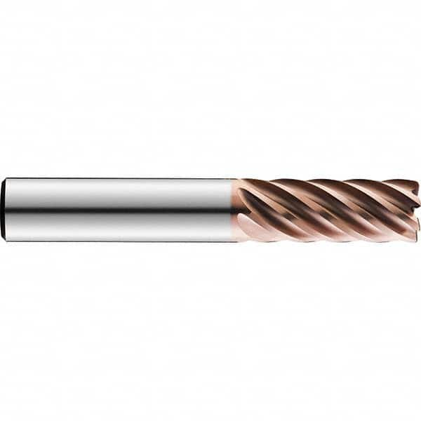 SGS - 1/2", 1-1/2" LOC, 1/2" Shank Diam, 3-1/4" OAL, 7 Flute Solid Carbide Square End Mill - Caliber Tooling