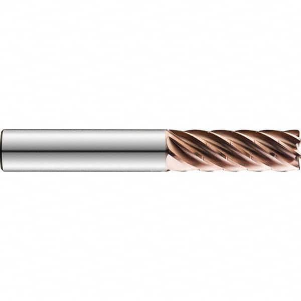 SGS - 5/8", 2-1/2" LOC, 5/8" Shank Diam, 4-1/2" OAL, 7 Flute Solid Carbide Square End Mill - Caliber Tooling