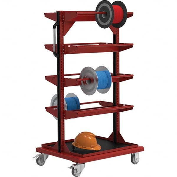 Rousseau Metal - Mobile Work Stands Type: Mobile Work Stand Width (Inch): 32 - Caliber Tooling