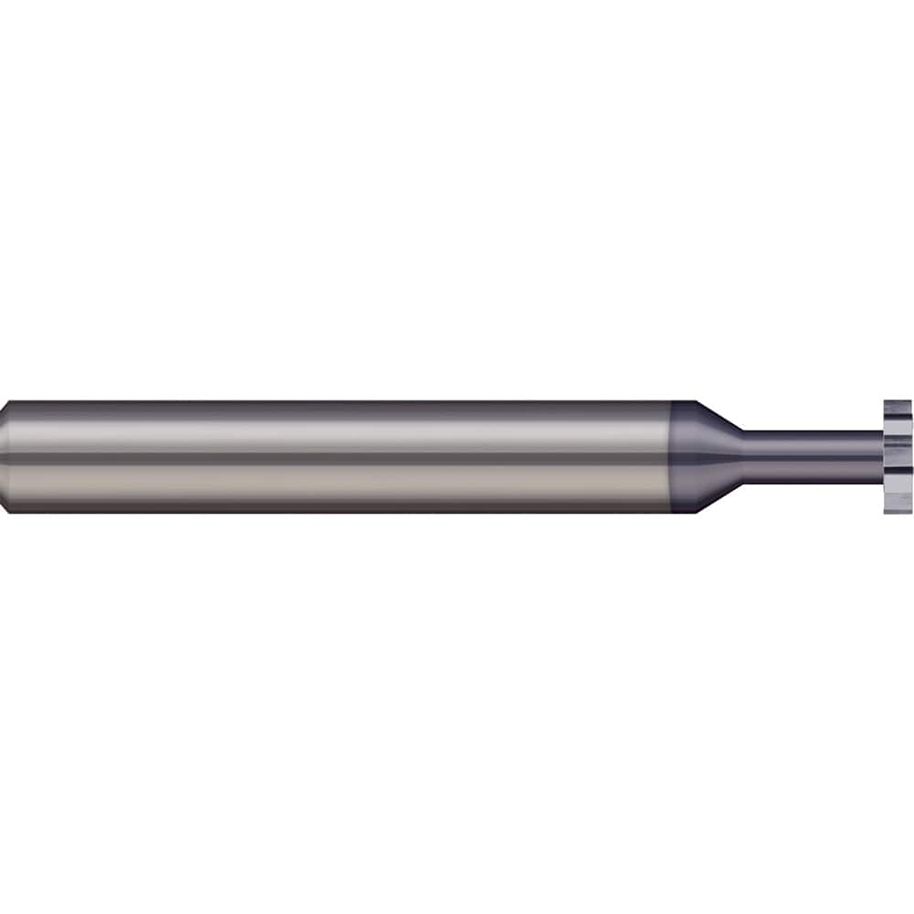 Micro 100 - 3/16" Cut Diam, 1/8" Cut Width, 3/16" Shank, Straight-Tooth Woodruff Keyseat Cutter