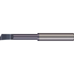 Micro 100 - Boring Bars; Minimum Bore Diameter (Decimal Inch): 0.3400 ; Maximum Bore Depth (Decimal Inch): 2.5000 ; Maximum Bore Depth (Inch): 2-1/2 ; Material: Solid Carbide ; Boring Bar Type: Boring ; Shank Diameter (Decimal Inch): 0.3750 - Exact Industrial Supply