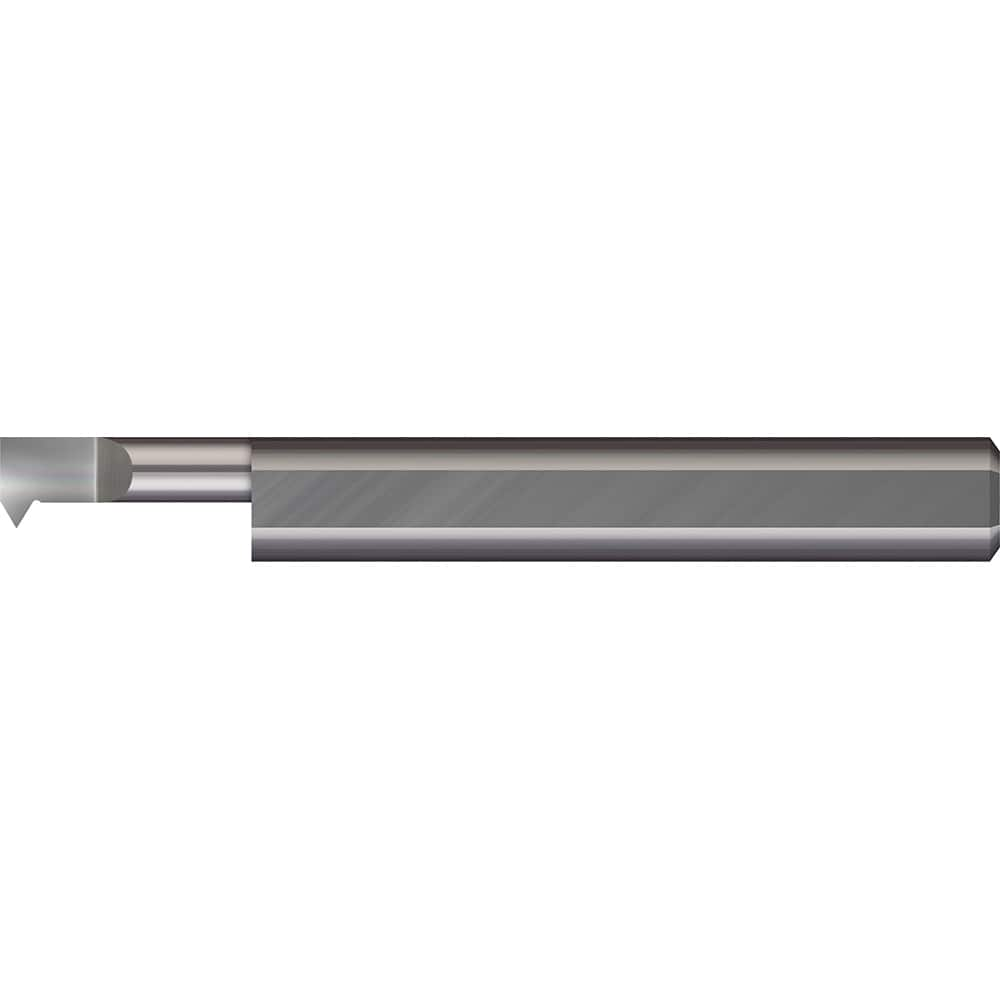 Micro 100 - Single Point Threading Tools; Thread Type: Internal ; Material: Solid Carbide ; Profile Angle: 60 ; Threading Diameter (Decimal Inch): 0.3200 ; Cutting Depth (Decimal Inch): 1.2500 ; Maximum Threads Per Inch: 32 - Exact Industrial Supply