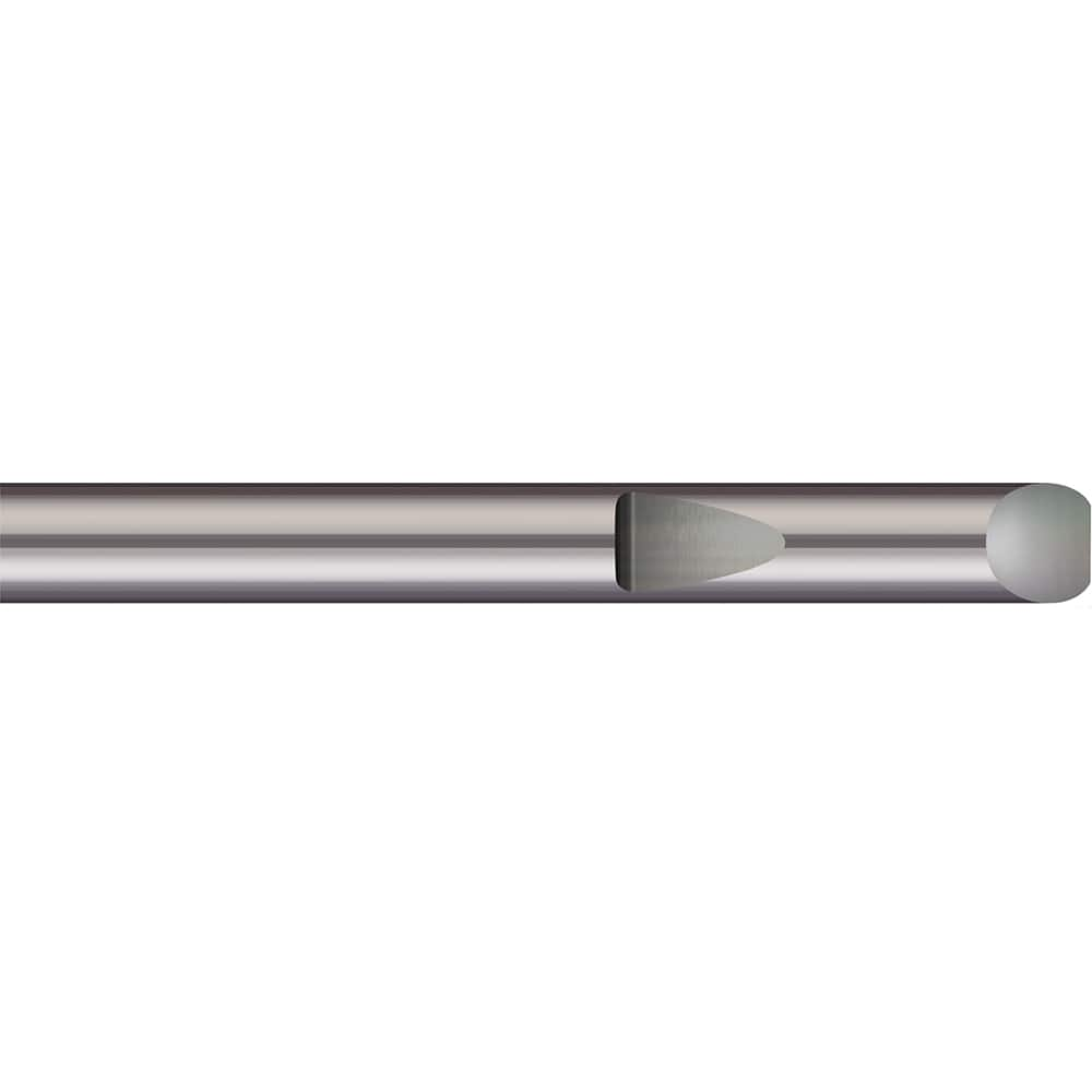 Micro 100 - Tool Bit Blanks; Material: Solid Carbide ; End Shape: Round ; Width/Diameter (Inch): 3/8 ; Overall Length (Inch): 3 - Exact Industrial Supply