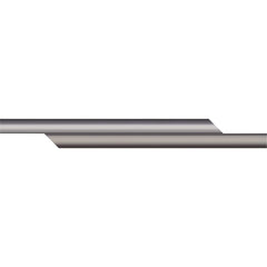 Micro 100 - Tool Bit Blanks; Material: Solid Carbide ; End Shape: Split End ; Width/Diameter (Inch): 3/16 ; Overall Length (Inch): 3 - Exact Industrial Supply