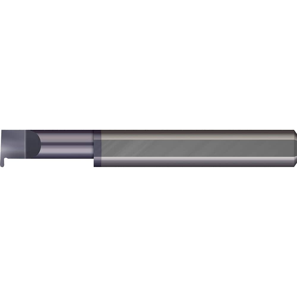 Micro 100 - Grooving Tools; Grooving Tool Type: Full Radius ; Material: Solid Carbide ; Shank Diameter (Decimal Inch): 0.3125 ; Shank Diameter (Inch): 5/16 ; Groove Width (Decimal Inch): 0.0330 ; Projection (Decimal Inch): 0.1000 - Exact Industrial Supply